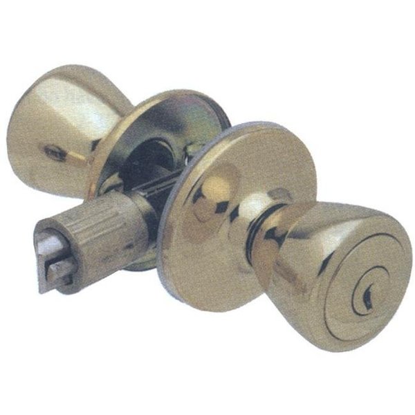 Ultra Div Of Hbc Ultra Div Of Hbc 84261 Mobile Home Tulip Knob Door Lock Entry Set - Stainless Steel 84261
